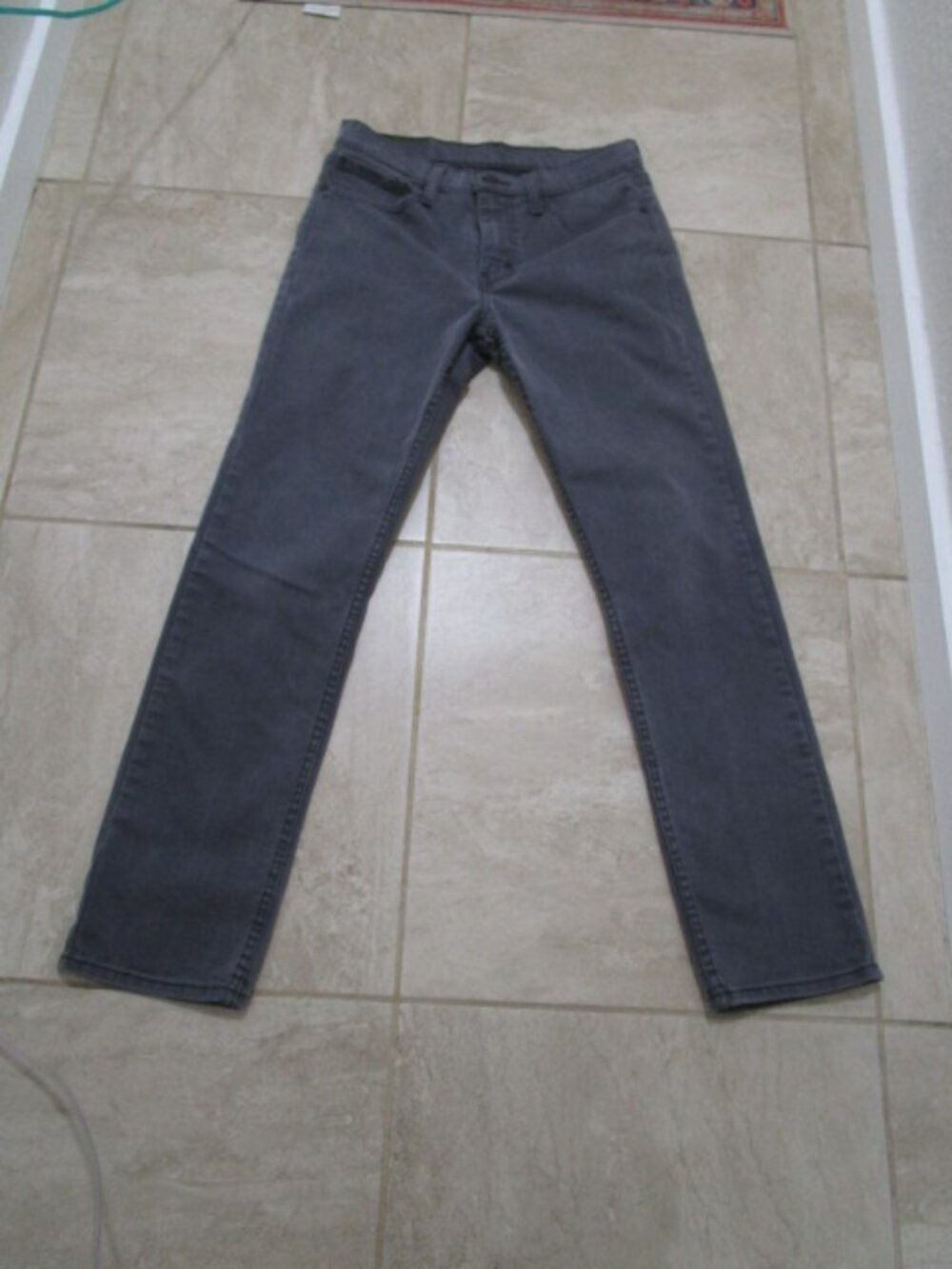 Levis 511 Jeans Mens 32x32 Gray Slim Straight Stretch Denim
